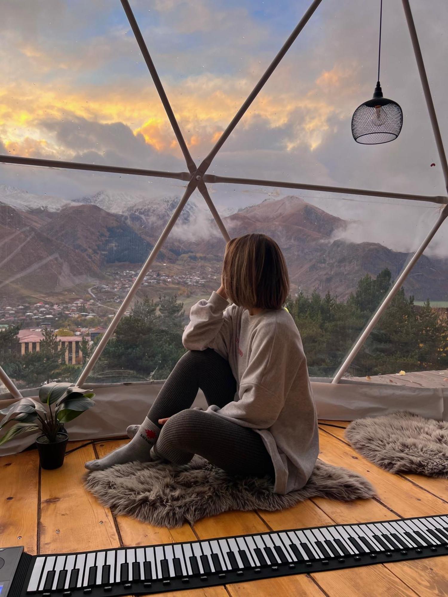 فندق Elia Glamping كازباجي المظهر الخارجي الصورة