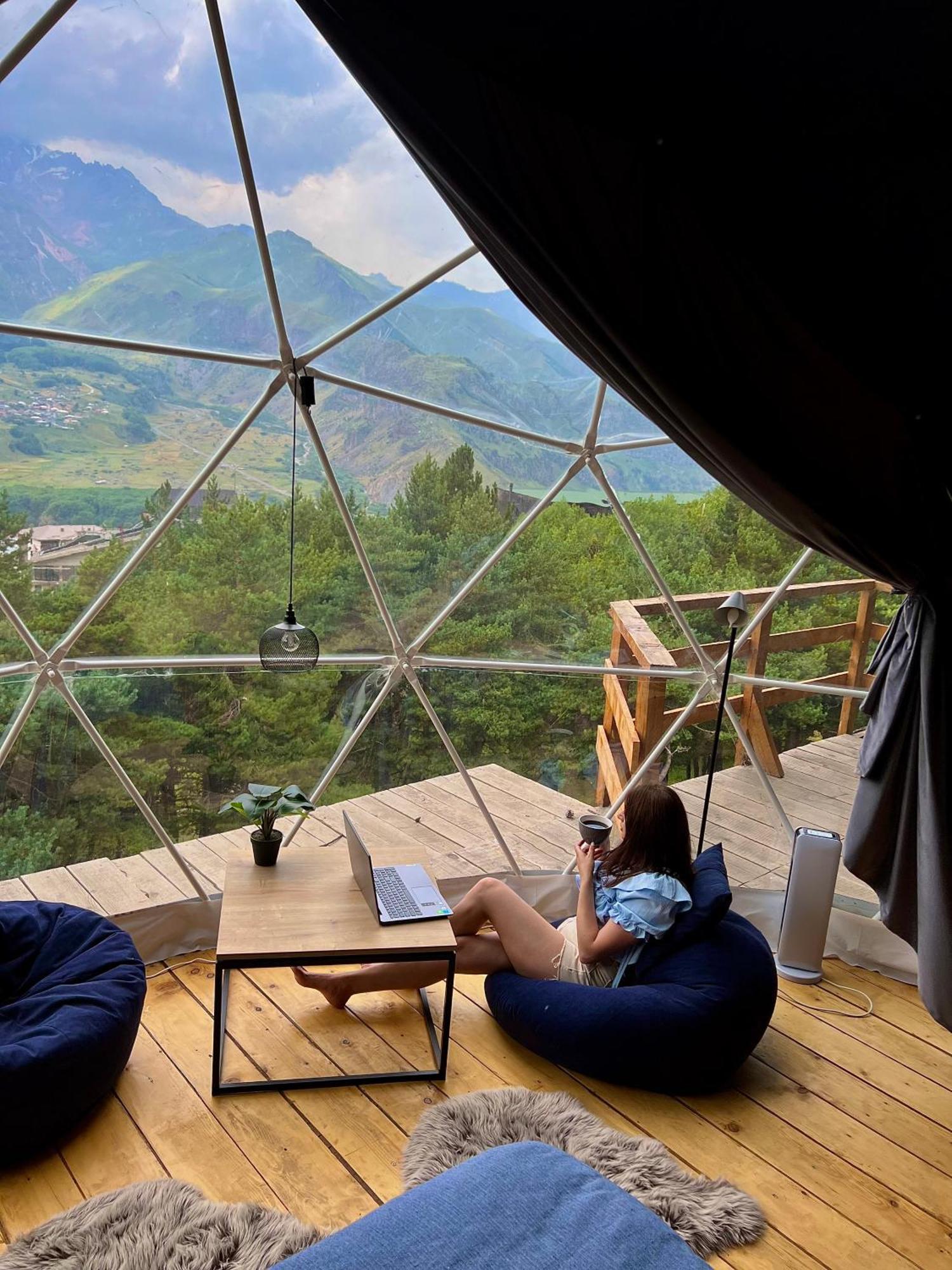 فندق Elia Glamping كازباجي المظهر الخارجي الصورة